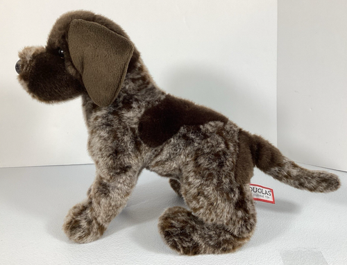 Douglas Wolfgang Pointer Puppy Dog Hunting Plush 2037 Brown Speckled Coat Toy - Picture 9 of 15