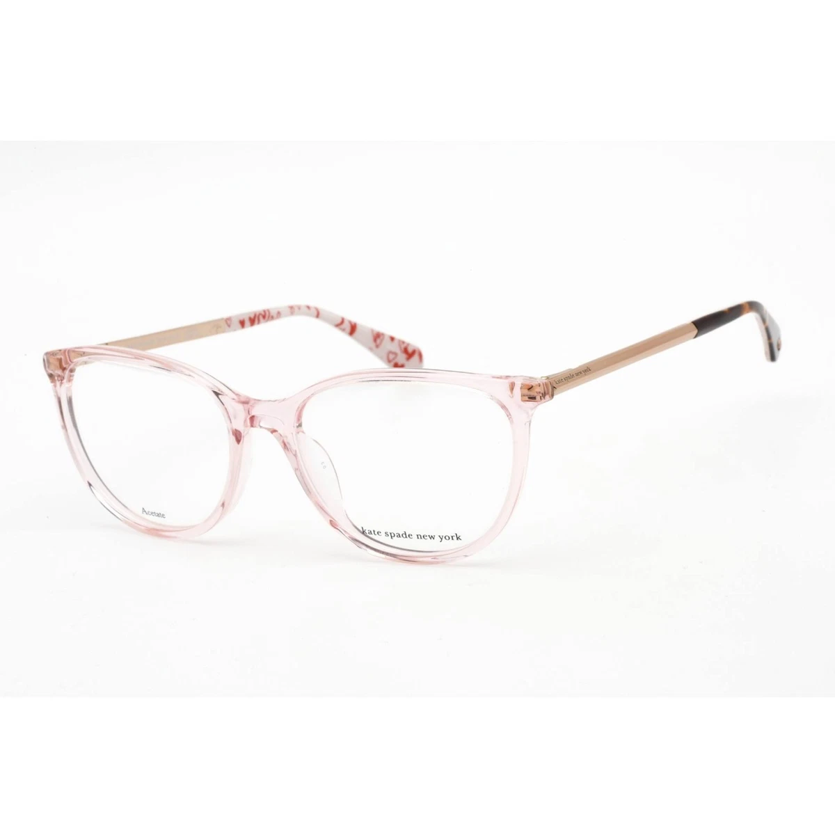 KATE SPADE Eyeglasses KSSHANTAL-0QTQ-50 Size 50/17/rectangular BRAND NEW W CASE kate spade new york Pink Metal Eyeglass Frames for sale | eBay main image 3