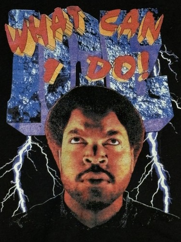 Vintage Ice Cube T-shirt Men's L Black Ring Spun Soft Style What Can I Do 90's - Picture 4 of 6