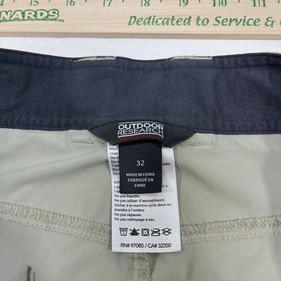 Pantalones Cortos Outdoor Research Ferrosi Para Hombre 32 Beige 12" Senderismo Ligeros Bolsillo con Cremallera Foto 3 de 4
