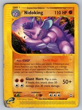 Nidoking 24 Rare Aquapolis Pokemon Damaged e reader on eBay