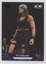 2023 Upper Deck AEW All Elite Wrestling Purple Pyro /149 Kris Statlander #5 v5t