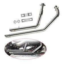 Shortshot Staggered Exhaust Pipes System For Suzuki Boulevard C50 C/T M50 VL800