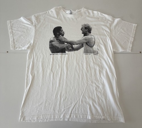 Larry Bird Choking Dr J Julius Erving Celtics Sixers Sz 2XL