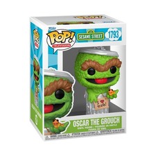 Sesame Street - Oscar the Grouch Flocked Pop! Vinyl [RS #88516 Funko Pop Vinyl box and figure