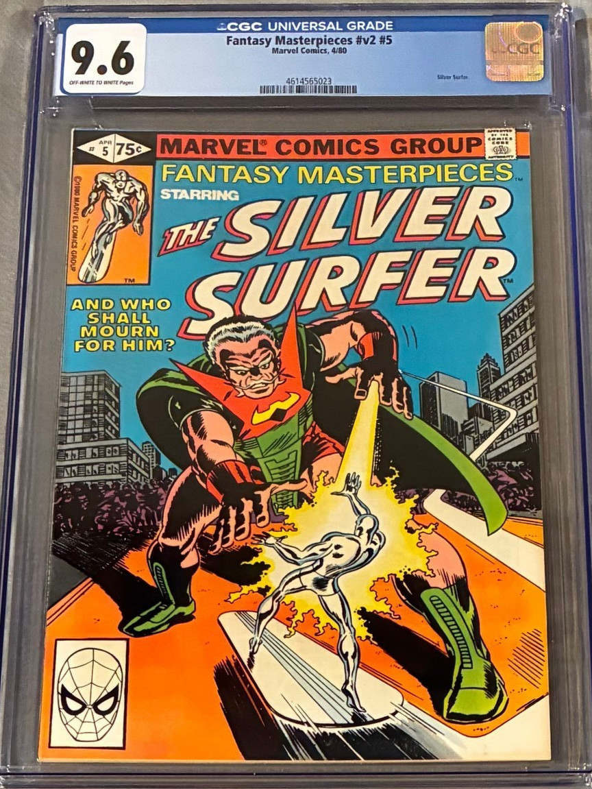 RARE FANTASY MASTERPIECES #V2 #5 CGC 9.6 SILVER SURFER MARVEL COMICS STAN LEE