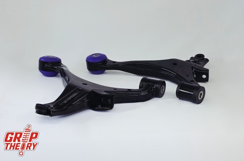 Honda Integra DC5 Front Lower Control Arms Powerflex Caster Bushes inc Type R /S - Picture 8 of 10