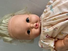 Vintage 1969 Mattel Baby Doll Blonde Hair Blue Eyes Dress Bloomers 1066 Vinyl