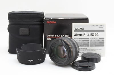 [Almost Unused] Sigma AF 30mm f1.4 EX DC HSM Wide Angle Nikon F Mount From JAPAN