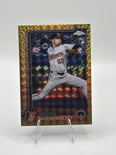 2025 Topps Chrome Gold Geometric #266 Chayce McDermott RC Rookie /50 Orioles