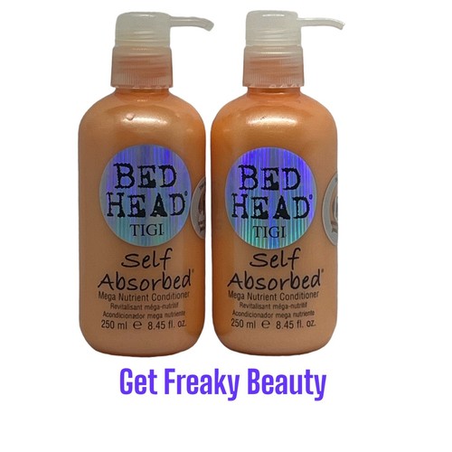 2 PACK. 8.5 oz. Tigi Bed Head Self Absorbed Mega Vitamin Conditioner. 250ml. 2 PACK. 8.5 oz. Tigi Bed Head Self Absorbed Mega Vitamin Conditioner. 250ml.