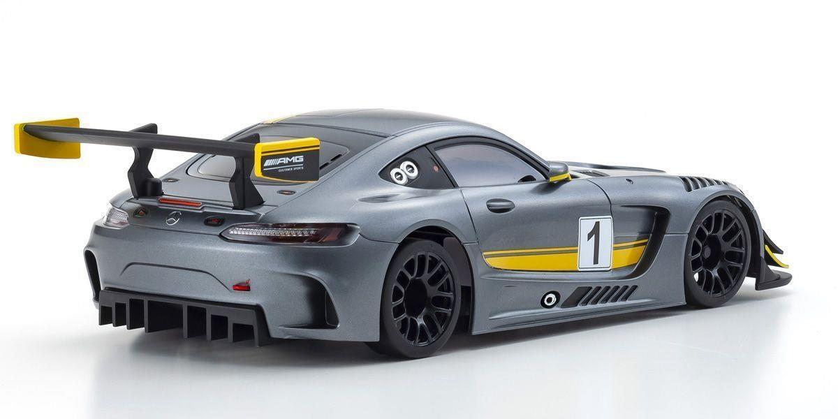 ミニッツ　RWD　MR03　セット！　日産　GTR　ベンツ　AMG Kyosho MINI-Z RWD Series Ready Set Mercedes AMG GT3 Grey Yellow