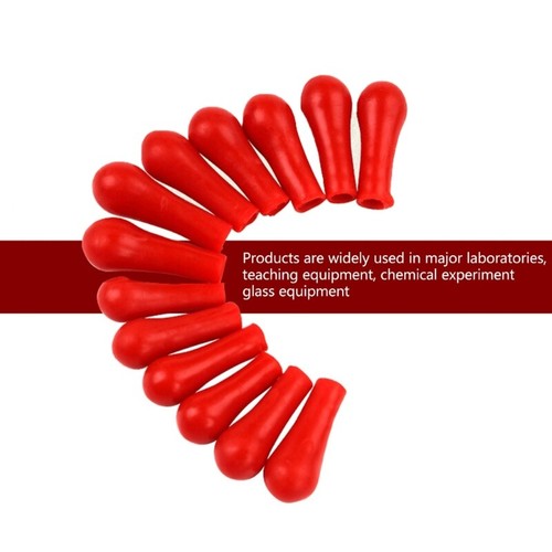 50Pcs Rubber Suction Caps Replacement Dropper Rubber Caps Pipettes Caps for Labs - Picture 6 of 8