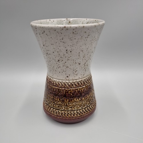 Vintage Purbeck Studio Pottery Waisted Vase, Very Good Condition. - Picture 4 of 10