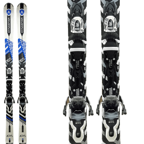 Ski occasion adulte DYNASTAR Agyl bleu + Fixations DESTOCKAGE skis pas chers - Imagen 4 de 4