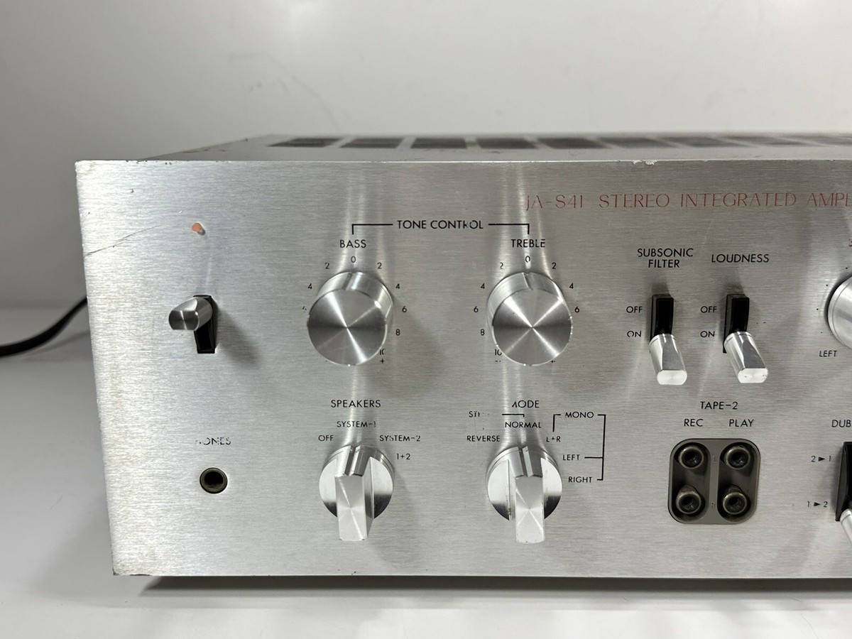 VICTOR JA-S41 ステレオ　アンプ　Stereo Amplifier Vintage JVC JA-S41 Amplifier | eBay