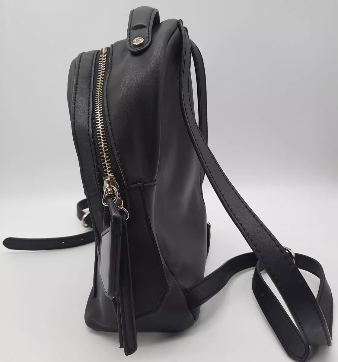 Fiorelli Backpack Bag Purse Black Leather Mini Backpack 10