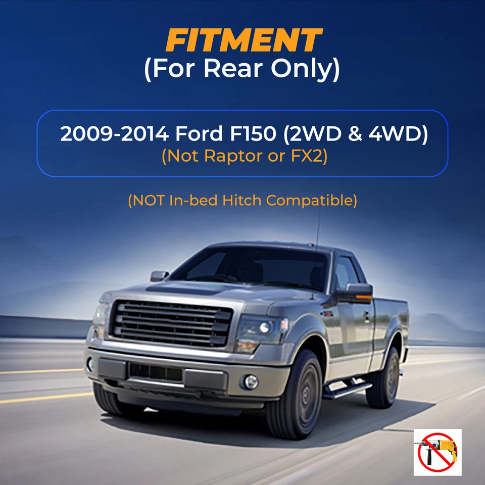 TORQUE Airbag Air Bag Suspension Kit for 2009-2014 Ford F150 2WD 4WD - Изображение 3 из 4