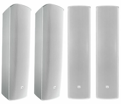 2) JBL CBT 1000 1500 Watt White Wall Mount Line Array Column