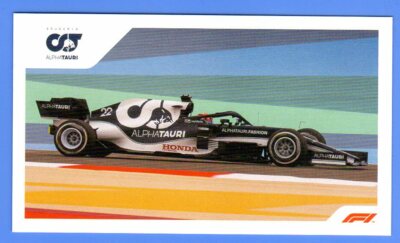 TOPPS Official F1 Sticker Formula 1 2021 #157 Yuki TSUNODA Scuderia AlphaTauri