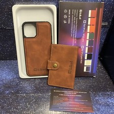Mag Safe Case  Magnetic Leather Wallet Compatible W/iPhone 12/13 Mini