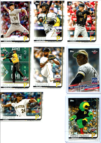 2024 Donruss Baseball Pittsburgh Pirates Team Set (8) Base Cards +WOW+ - Picture 4 of 4