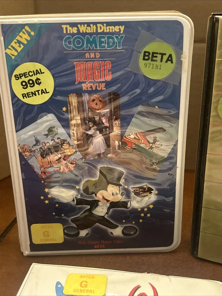 Lot of 9 Disney Beta max Cassettes - white clamshell cases, Gold Edition Etc - Image 2 of 4