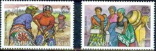 ZAMBIA - 1995&ndash;75TH ANN. INT&rsquo;L LABOR ORG. -VF**