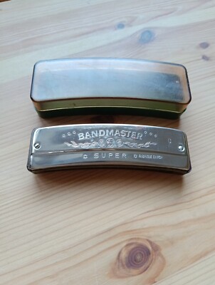 Mundharmonika Bandmaster  SUPER 16 Kanzellen - Mit Aufbewahrungsbox