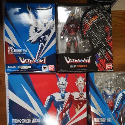 Ultraman Zero Ultimate Etc Ultra Act Ultra Act Set Figure Opened With Box Ebay