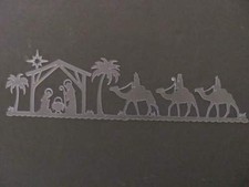 STENCIL 434 Nativity Wise Men Camel Holy Scene Mylar Airbrush Reusable USA