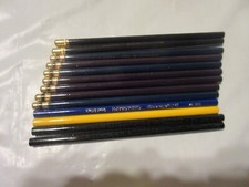 Vintage 13 Unsharpened VENUS TEMPLAR Pencil Hard Drawing Pencils Made in USA