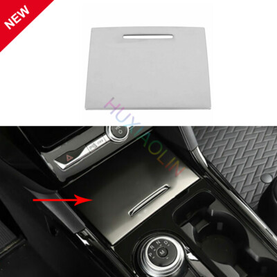 For Ford Explorer 2020 2021 Stainless Silver Cigarette Lighter Panel Cover  Trim