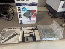 QuickShot QS-163 Smart Game Card   Complete in Box, Disks, Manual Untested 
