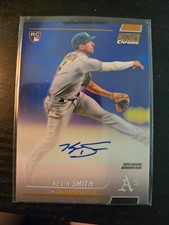 2022 Topps Stadium Club Chrome Kevin Smith Gold Refractor Rookie Auto /50 RC