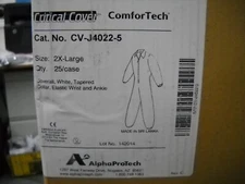 Alpha Pro Tech Coverall Cat No CV-J4022-5 2xl 25/case Sealed Box