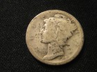 1918 D #2 CIRCULATED MERCURY DIME  — photo 1