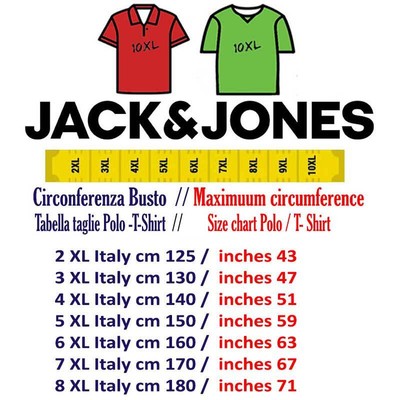 Size Chart Jack Jones Xl Size Jack Jones Rocky Jacket Black