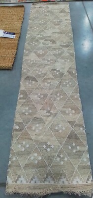 NATURAL  IVRY 2'-3'' x 10'-0'' Back Stain Rug Reduced Price 1172772272 NKM316B-210