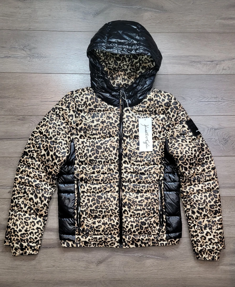 Leopard hotsell print puffer