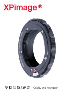 XPimage Double Locking Adapter for Leica M Lens to RF mount R5 R50 R6 R8 Camera