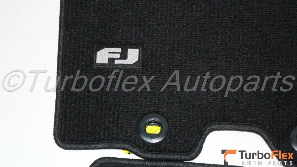 丰田 FJ Cruiser 2011 - 2014 木炭地毯脚垫套装正品 PT206-35122-16 — 第 3/4 张图片