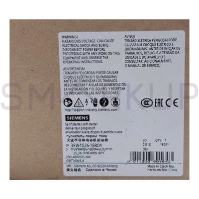 New In Box SIEMENS 3RW4026-1BB04 Soft Starter