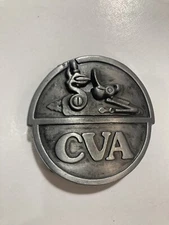 CVA Connecticut Valley Arms Mountain Rifle Firearms Vintage Belt Buckle 1978