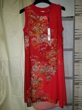 NWT/$428.MSR/ELIE TAHARI/Silk "MALAYA" Hi-Low Dress/"BARN DOOR"(Red)/Size USA XS