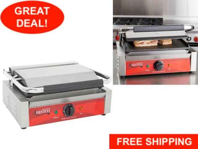 avantco sandwich press