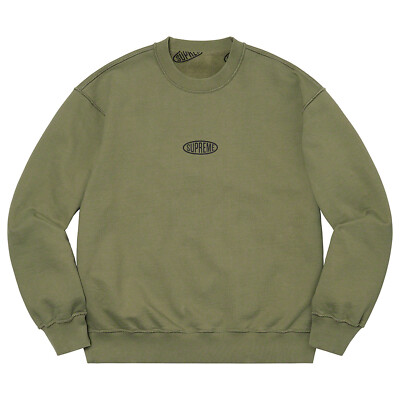 Supreme Liner Crewneck Light Olive | eBay 