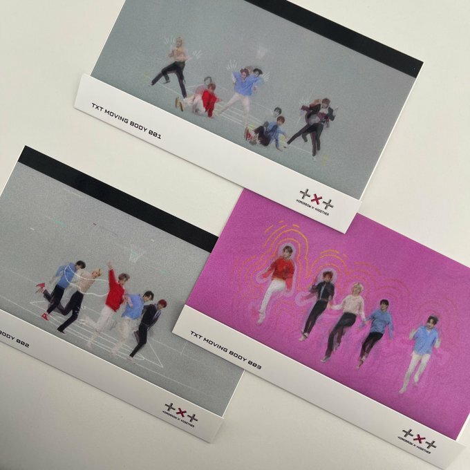 hybe insight lenticular postcard set moving body bts seventeen