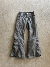 Obermeyer Gray Extended Wear Snowboard Pants Teen Girls Size Small 8 