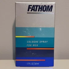 Fathom by MEM Cologne Spray For Men 1.7 FL OZ New in Box RARE *Pls Read Listing*